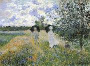 A walk near Argenteuil, Claude Monet